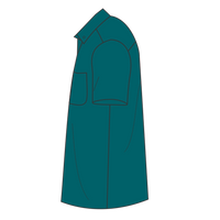 Port Authority Tall Short Sleeve Easy Care Shirt, Teal Green / Teal Green, Left Sleeve (Short) view
