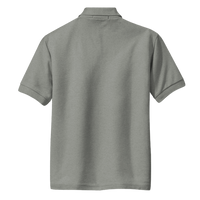 Port Authority Tall Silk Touch Polo, Cool Grey, Back view