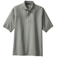 Port Authority Tall Silk Touch Polo, Cool Grey, Front view
