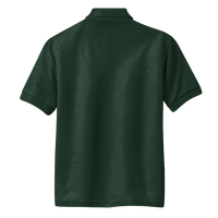 Port Authority Tall Silk Touch Polo, Dark Green, Back view
