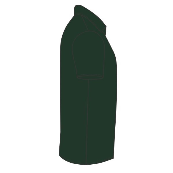 Port Authority Tall Silk Touch Polo, Dark Green, Right Sleeve (Short) view