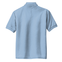 Port Authority Tall Silk Touch Polo, Light Blue, Back view