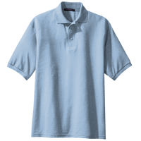Port Authority Tall Silk Touch Polo, Light Blue, Front view