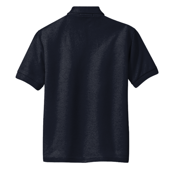 Port Authority Tall Silk Touch Polo, Navy, Back view