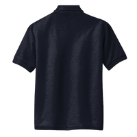 Port Authority Tall Silk Touch Polo, Navy, Back view
