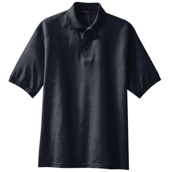 Port Authority Tall Silk Touch Polo, Navy, Front view