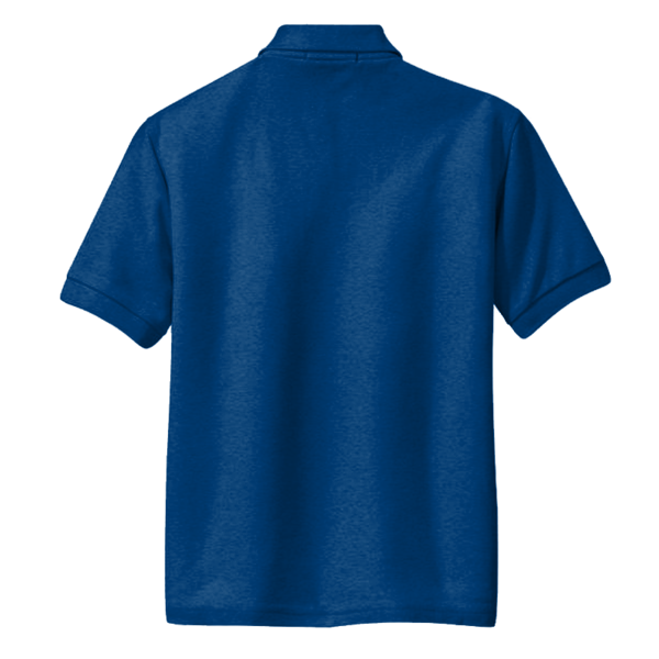 Port Authority Tall Silk Touch Polo, Royal, Back view