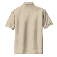 Port Authority Tall Silk Touch Polo, Stone, Back view