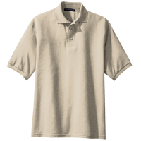 Port Authority Tall Silk Touch Polo, Stone, Front view