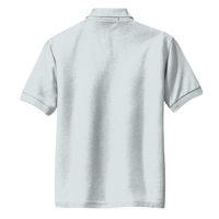 Port Authority Tall Silk Touch Polo, White, Back view