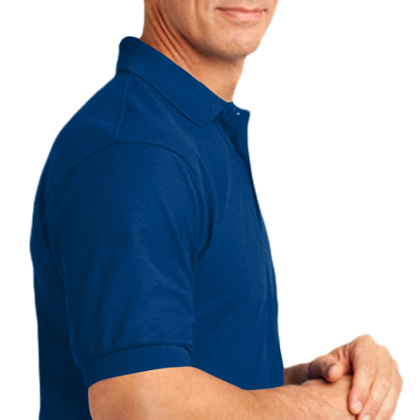Port Authority Tall Silk Touch Polo with Pocket, Royal, Right Sleeve (Short) view
