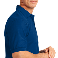 Port Authority Tall Silk Touch Polo with Pocket, Royal, Right Sleeve (Short) view