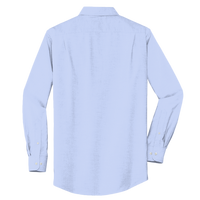 Port Authority Tall SuperPro Oxford Shirt, Oxford Blue, Back view