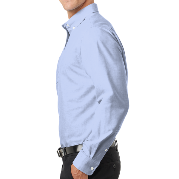 Port Authority Tall SuperPro Oxford Shirt, Oxford Blue, Left view