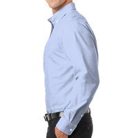 Port Authority Tall SuperPro Oxford Shirt, Oxford Blue, Left view