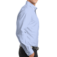 Port Authority Tall SuperPro Oxford Shirt, Oxford Blue, Right view