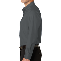 Port Authority Tall SuperPro Twill Shirt, Sterling Grey, Left view