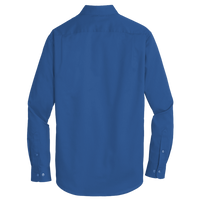 Port Authority Tall SuperPro Twill Shirt, True Blue, Back view