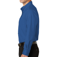 Port Authority Tall SuperPro Twill Shirt, True Blue, Left view