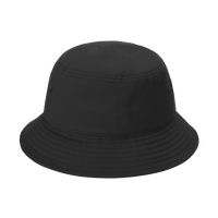 Port Authority Twill Classic Bucket Hat, Black, Back view