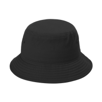 Port Authority Twill Classic Bucket Hat, Black, Front view