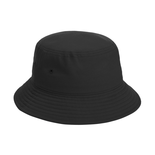 Port Authority Twill Classic Bucket Hat, Black, Right Side view
