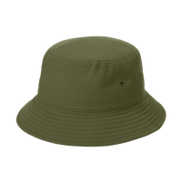 Port Authority Twill Classic Bucket Hat, Olive Drab Green, Left Side view