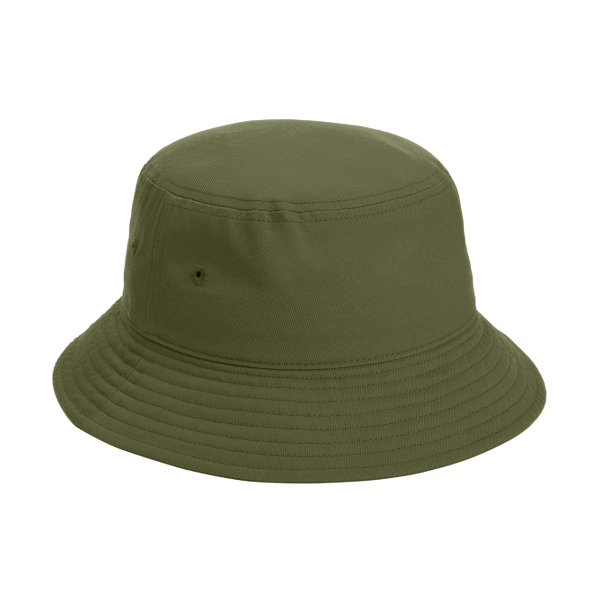 Port Authority Twill Classic Bucket Hat, Olive Drab Green, Right Side view