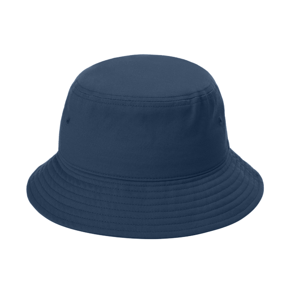 Port Authority Twill Classic Bucket Hat, River Blue Navy, Front view