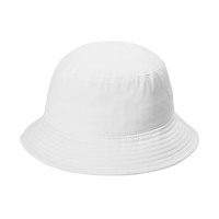 Port Authority Twill Classic Bucket Hat, White, Back view