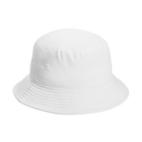 Port Authority Twill Classic Bucket Hat, White, Right Side view