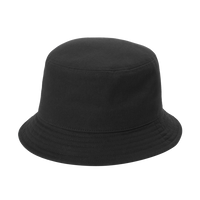 Port Authority Twill Short Brim Bucket Hat, Black, Left Side view