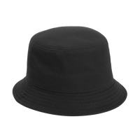 Port Authority Twill Short Brim Bucket Hat, Black, Right Side view