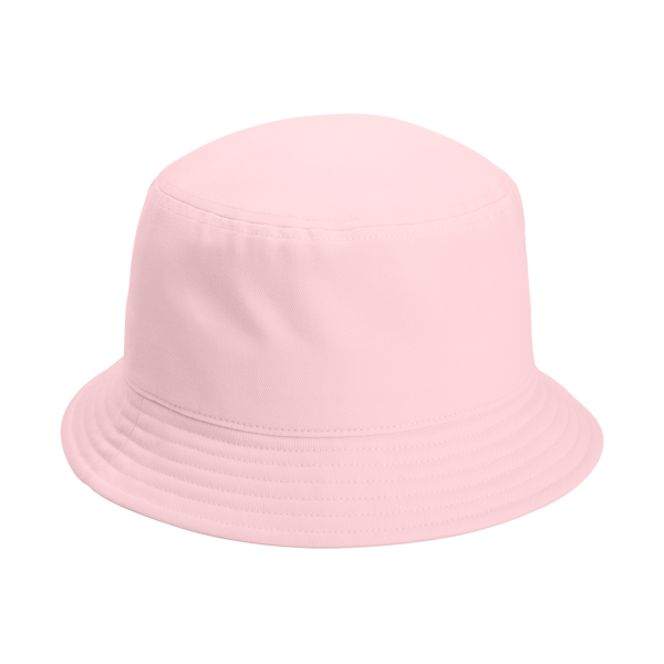 Port Authority Twill Short Brim Bucket Hat, Cloud Pink, Right Side view