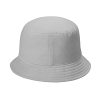 Port Authority Twill Short Brim Bucket Hat, Gusty Grey, Back view