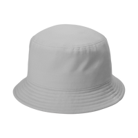 Port Authority Twill Short Brim Bucket Hat, Gusty Grey, Left Side view