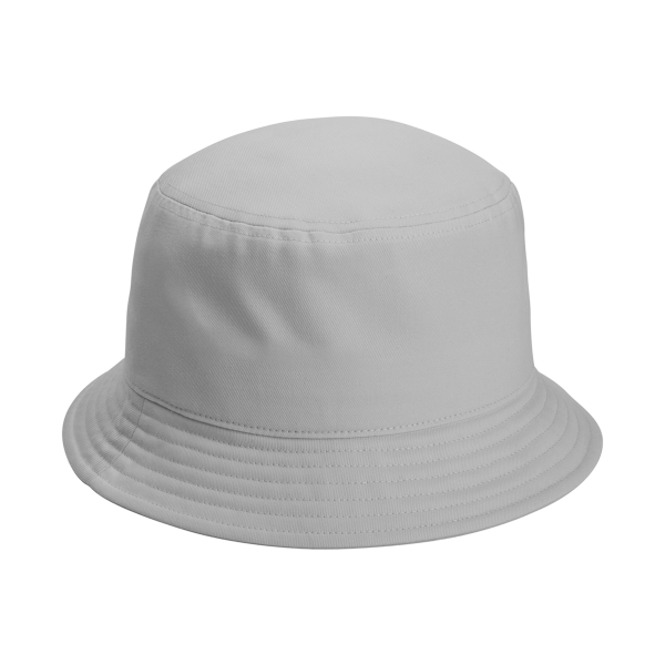 Port Authority Twill Short Brim Bucket Hat, Gusty Grey, Right Side view
