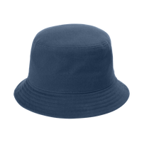 Port Authority Twill Short Brim Bucket Hat, River Blue Navy, Front view