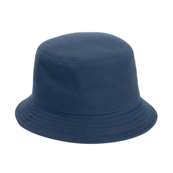Port Authority Twill Short Brim Bucket Hat, River Blue Navy, Right Side view