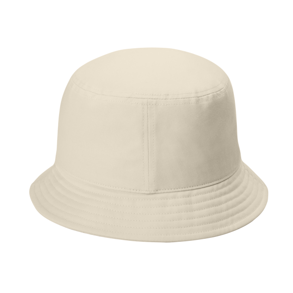 Port Authority Twill Short Brim Bucket Hat, Sahara, Back view