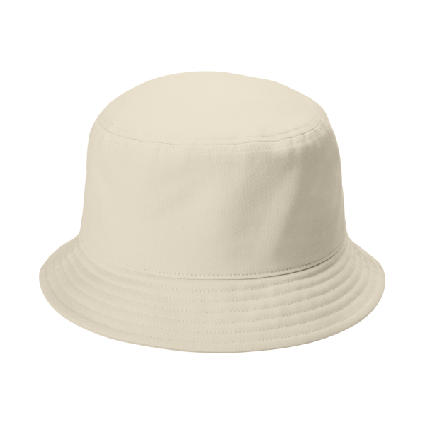 Port Authority Twill Short Brim Bucket Hat, Sahara, Front view