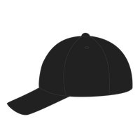 Port Authority Washed Twill Cap, Black, Left Side view