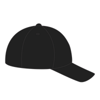 Port Authority Washed Twill Cap, Black, Right Side view