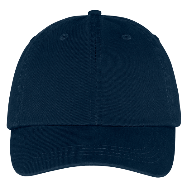 Port Authority Washed Twill Cap, Navy, Front view