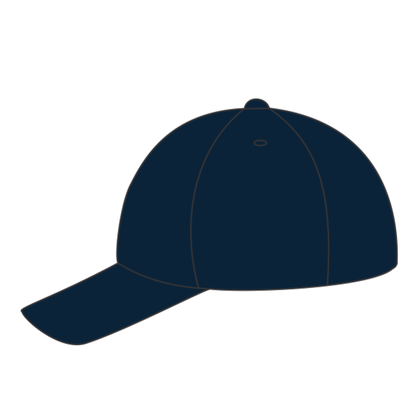 Port Authority Washed Twill Cap, Navy, Left Side view