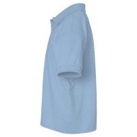 Port Authority Youth Silk Touch Polo, Light Blue, Left Sleeve (Short) view