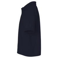 Port Authority Youth Silk Touch Polo, Navy, Left Sleeve (Short) view