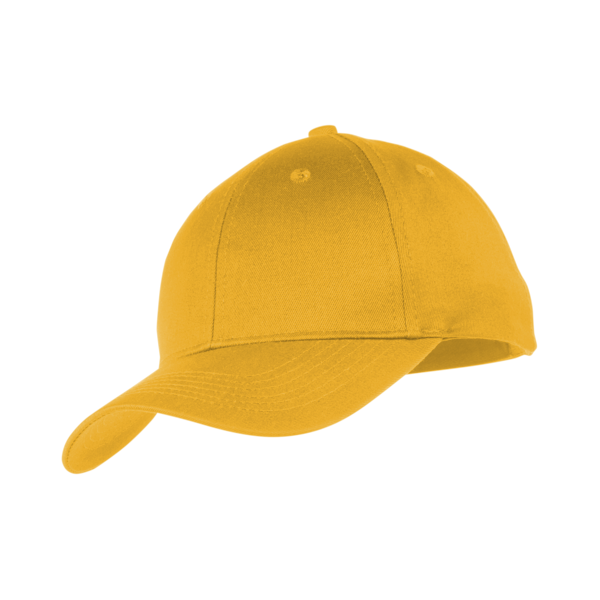 Port Authority Youth Six Panel Twill Cap, Athletic Gold, Left Side view