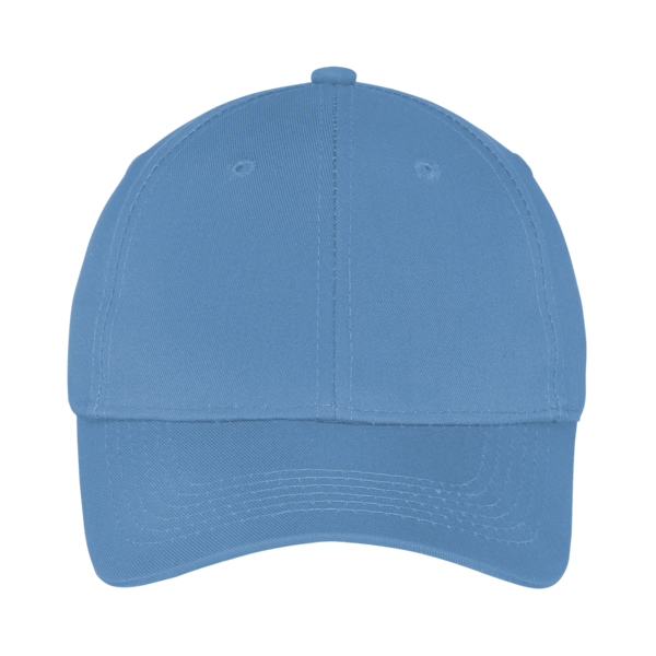 Port Authority Youth Six Panel Twill Cap, Carolina Blue, Front view