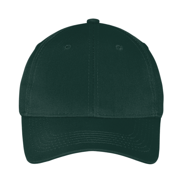 Port Authority Youth Six Panel Twill Cap, Hunter, Front view